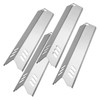 2-Pack Stainless Steel 15-Inch Grill Heat Tents for Gas Grill