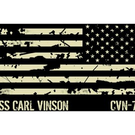 CafePress USS Carl Vinson 24"x13" Large Weekender Tote