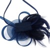 AMCAMI Fascinators Hats with Feather for Women 2025 Derby Hats
