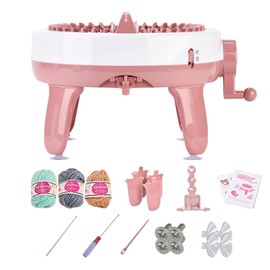 Eatbuy Knitting Machine 40 Needle, DIY Rotating Double Knit Loom Machine Kit, Knitting Loom Machine with Two Weaving Methods for Adult Child Gift Hats Scarves Gloves Socks