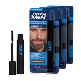 Just For Men Retoque Instantáneo de Canas y Cejas Castaño Medio 3 Pack 9ml cada