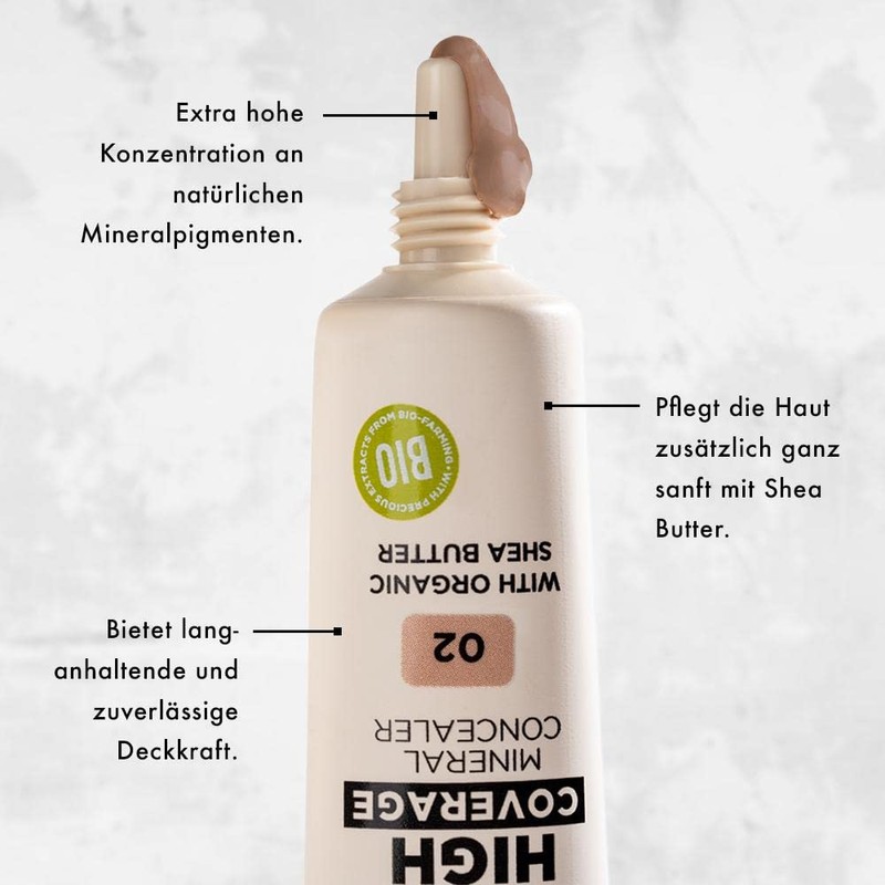 SANTE Naturkosmetik High Coverage Mineral Concealer 02 Warm Beige