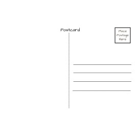 Route 66 Road Trip Map  Souvenir Postcard