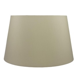 Royal Designs, Inc. Shallow Oval Hardback Lamp Shade, HB-611-14BG, Beige, (12 x 8) x (14 x 10.5) x 8.5