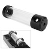 Computer Water Tank Cylindrical Transparent Sideout PC Cooling System 4‑Hole