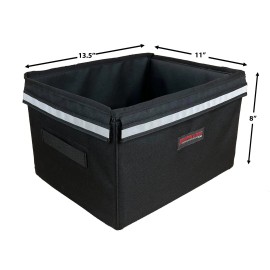 Bushwhacker Small Dog Carrier Bicycle Rack Bike Grocery Basket Crate Rear Cycling Pet Bed