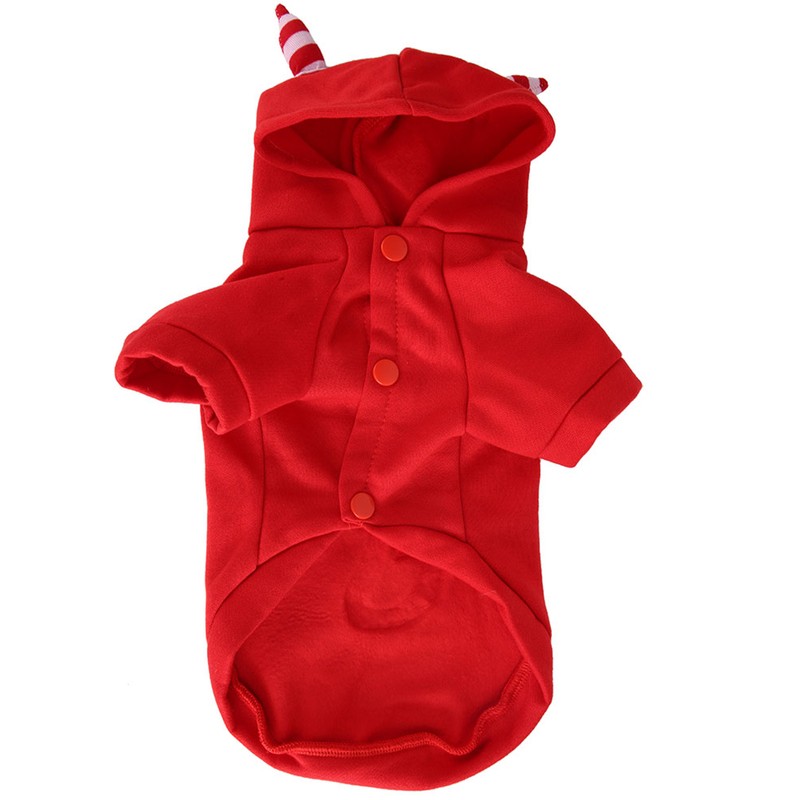 Pet Cloth Costume with Luminous Evil Person Pattern Hallowmas Clothing