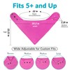 Adult Absorbent Drool Bandana Bibs, Large Soft Bibs Set for
