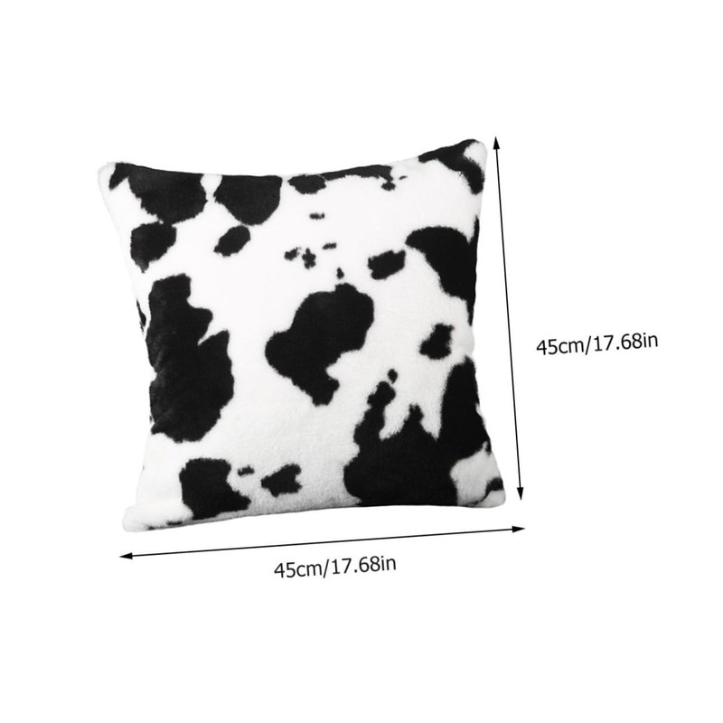 Mobestech Cow Spots Throw Pillow Covers Square Cushion Case with