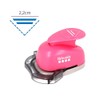 Artemio 2,5 cm Gerade Ecke, Pink