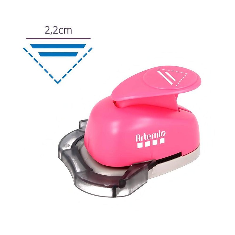 Artemio 2,5 cm Gerade Ecke, Pink