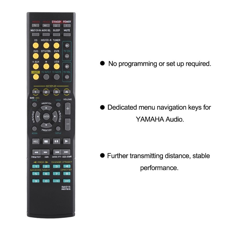 Amplifier Remote Control Rav315 for Audio for Rav326