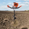 CHUNILLE Post Hole Digger, 1.7kW Drill/Burrowing 52cc Gas Powered Earth