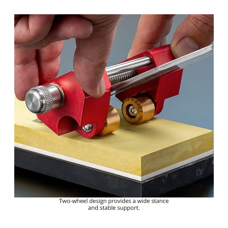 KUJOBUY Woodworking Tool Sharpening System Wood Chisel Honing Guide &