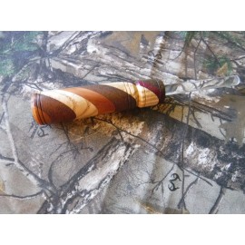 handcrafted TYLERSBURG YELPERS  1 SLATE STRIKER   "The BARBER POLE"  Plexiglass  Shaft