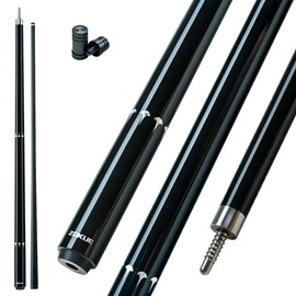 ZOKUE Carbon Fiber Pool Cue Stick Low Deflection Full Carbon Technology Pool Sticks for Adult with Carbon Fiber Shaft 1/2 Split Billiards Pool Stick with 10.5/11.5/12.5mm Tip