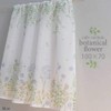 Sunny day fabric Botanical Flower Cafe Curtain 100cm Wide x