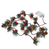 2m 20LED Christmas Pine Cones String Lights for Xmas Wreath