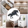 JfwuHap Horse Cabinet Knob 4 Pcs Drawer Dresser Knobs Pulls
