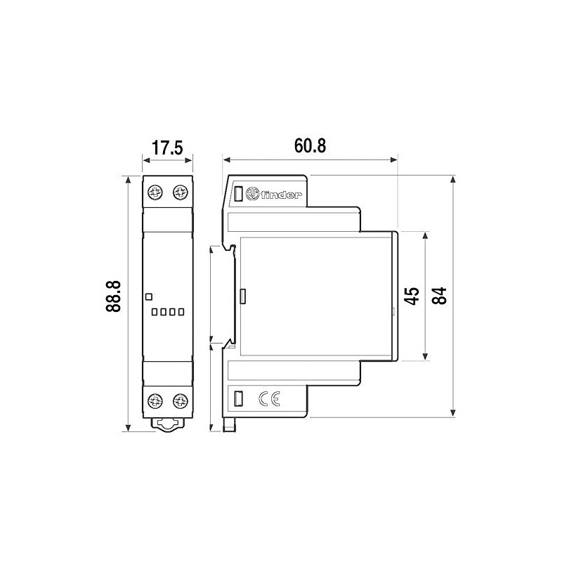 Finder Serie 13 – RELE Impulse elektronseinrichtung 1 NA 16