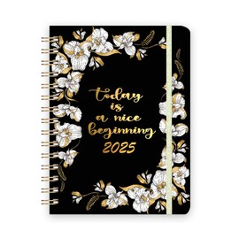 AVRUYPI Calendar 2025 Weekly Planner Ring Binder with Cover, Approx. A5 (22 x 15 cm), 12-Month Diary (Jan.2025-Dec.2025), Appointment Calendar, Planner 2025
