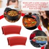 Silicone Assist Hot Pan Handle Holder Hot Skillet Handle Covers
