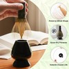 ECOLEMON Large Opening Matcha Whisk Holder for Shin Chasen, Black