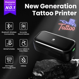 TP31 Mini Tattoo Stencil Printer for 3-Inch Tattoos, Portable
