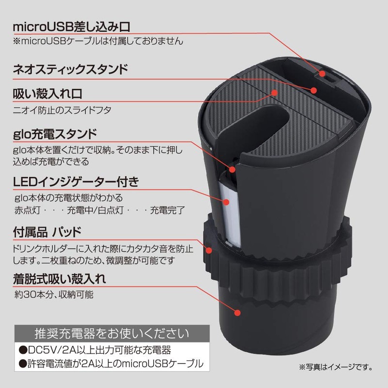 Seiwa WA5 Dedicated Charging Station Stand Holder Ashtray Car
