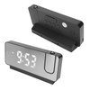 Projection Alarm Clock Time Date Temperature Display 180 Degree Wide