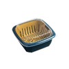 Colander Set with Strainer Bowl, Kitchen Colander with Lid Household