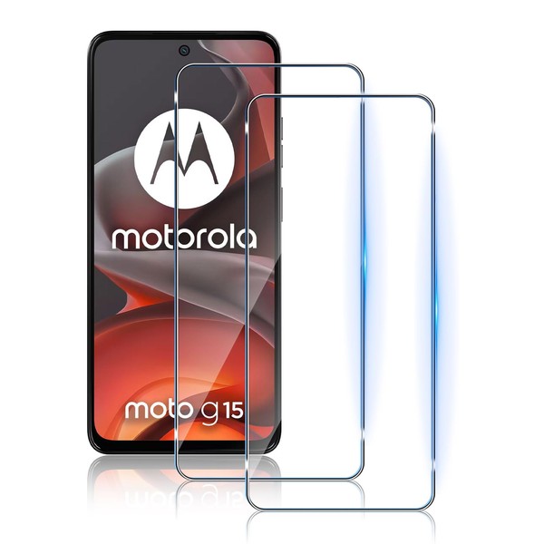 TUTUO [2 Pack Screen Protector Compatible with Motorola Moto G15