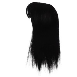 OHPHCALL Invisible Wig Wigs Hair Extensions for Thin Hair Wig Toppers for Women with Thinning Hair Hairpiece Topper Hair Extensions for Short Hair Hairpieces for Women Chemical Fiber Black