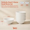 Sweese 5 oz Small Ceramic Bowls Set of 6, 3.9