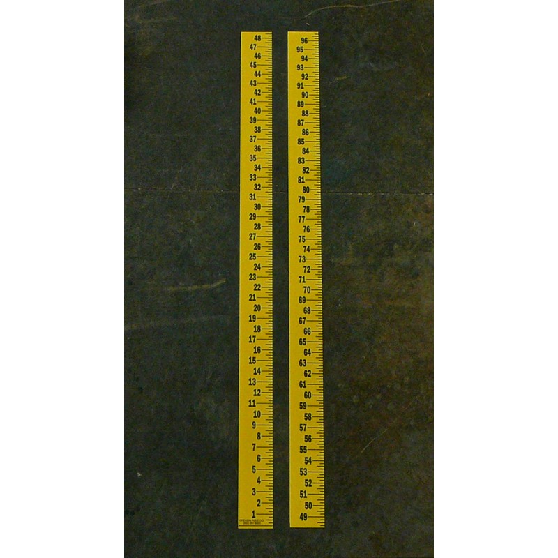 Extra Wide Ruler – Adhesive Backed – 3 Inch Wide