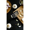 Pro-Grade Stainless Steel Garlic Chopper & Crusher Squeezer - Compact