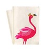 Sara Miller tea towel flamingo placement