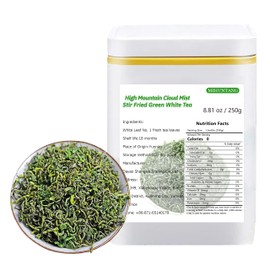 mountain Yun wu Fried green White tea 8.81oz Anji white tea Strong flavor Tea 高山云雾炒青白茶250g