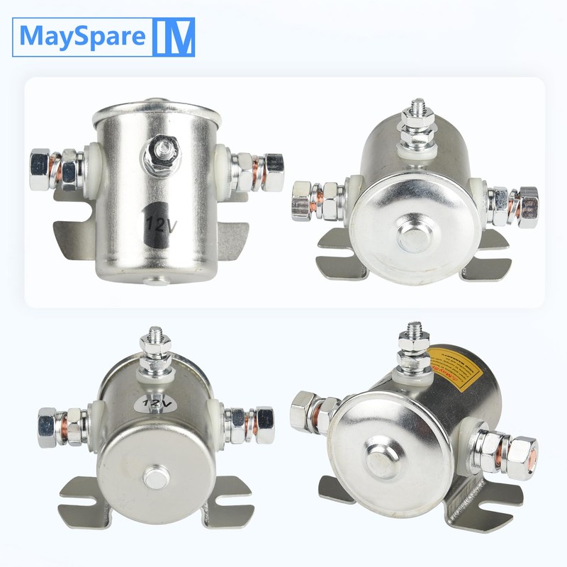MaySpare Max Transient 200A Trombetta 12V Solenoid Relay 3 Terminal