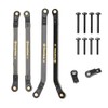 RampCrab High Clearance 4 Links Set for SCX24 Deadbolt, Brass