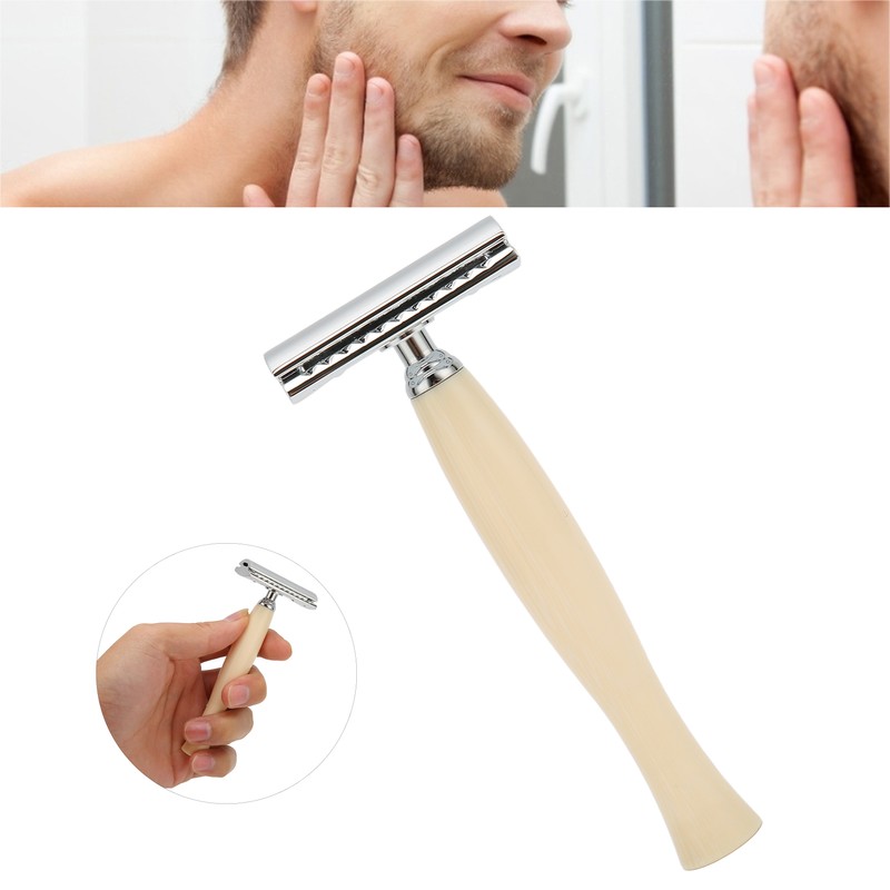 Safety Razor Double Edge Safe Accurate Shaving Simple Operation Practical