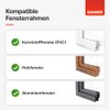GAUDER GAUDER Fliegengitter fr Fenster (110 x 130 cm |