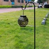 Outdoor Shepherd Hook Mopping Hook 2 Claw Base Height Adjustable