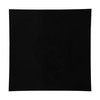 PARTY BARGAINS 13 Inch Square Flat Charger Plates, Black, 4