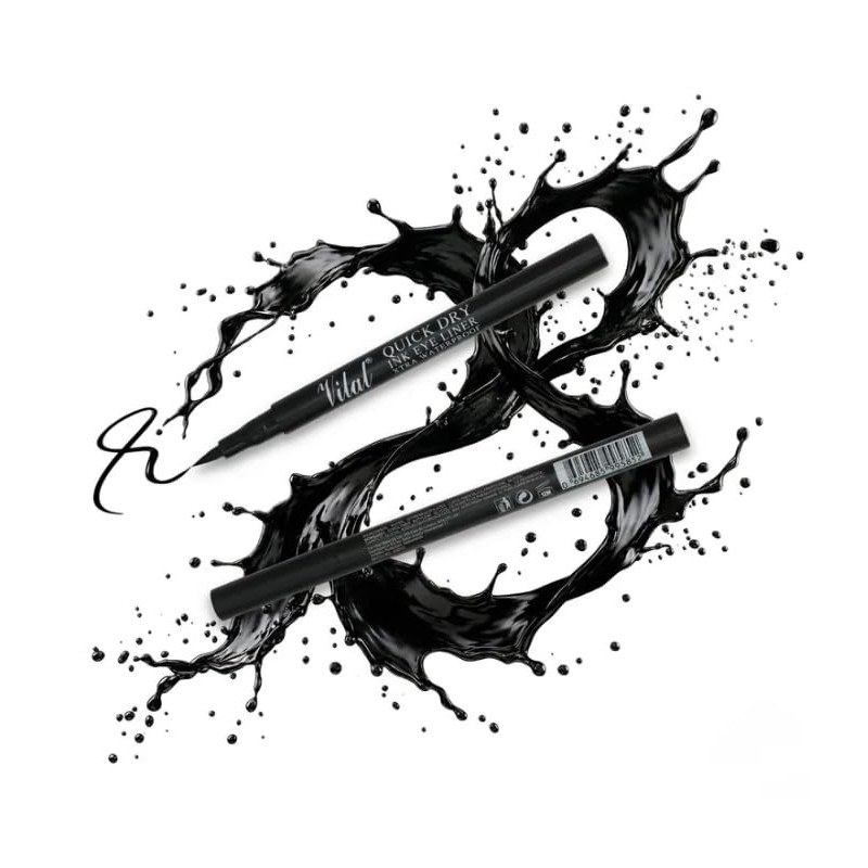 Waterproof Felt Tip Liquid Eyeliner Pen, Quick Dry Black