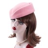 Lawliet Wool Stewardess Air Hostesses Pillbox Hat Millinery Teardrop Fascinator