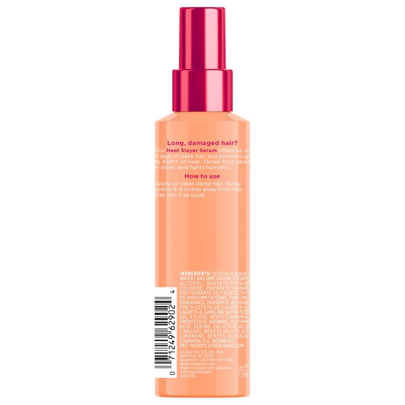 L'Oreal Paris Elvive Dream Lengths Heat Slayer Pre-Iron Spray Leave-In,