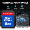 INDMEM SD Card 8GB, Pack of 8 Class 10 8GB