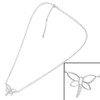 Dragonfly Necklace 925 Sterling Silver Adjustable (16" to 18")