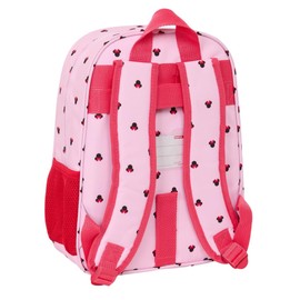 Safta Minnie Mouse NAIVE Children's Backpack Adaptable to Carriage Easy Cleaning Ideal for Children of Different Ages Comfortable and Versatile Quality and Resilience 26 x 11 x, lightpink, Casual